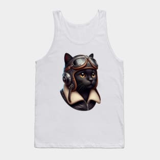 Pilot Cat Tank Top